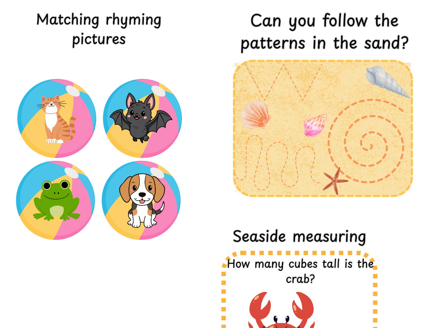 Seaside Provision Activity Bundle