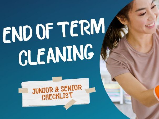 End of term/semester cleaning checklists: Junior & Senior