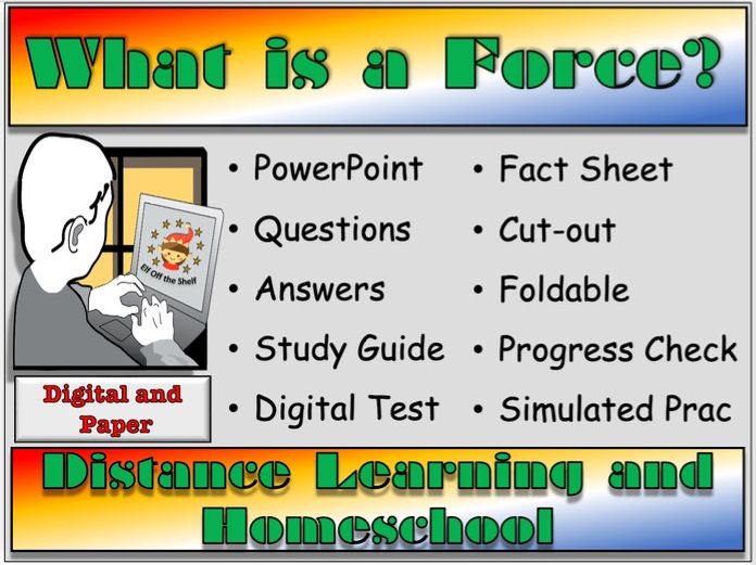 Forces - What is a Force? - Distance Learning and Homeschool for KS3