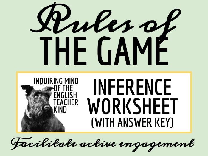 "Rules of the Game" by Amy Tan Close Reading Analysis Worksheet