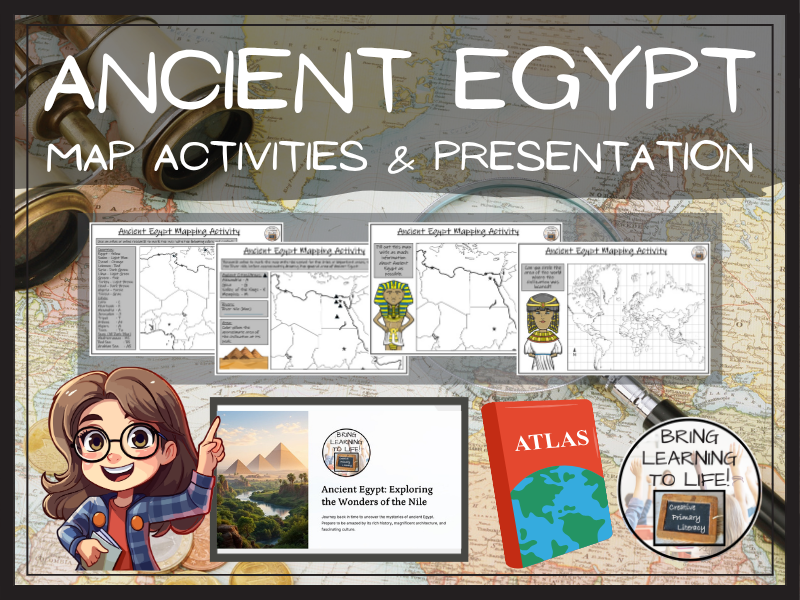 Ancient Egypt Map Activities and Presentation