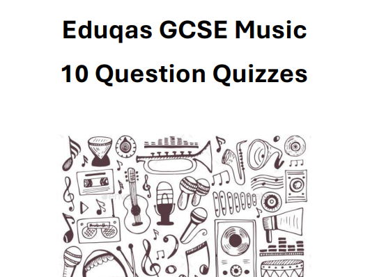 Eduqas GCSE Music - AoS1 Musical Forms and Devices - Revision Quizzes