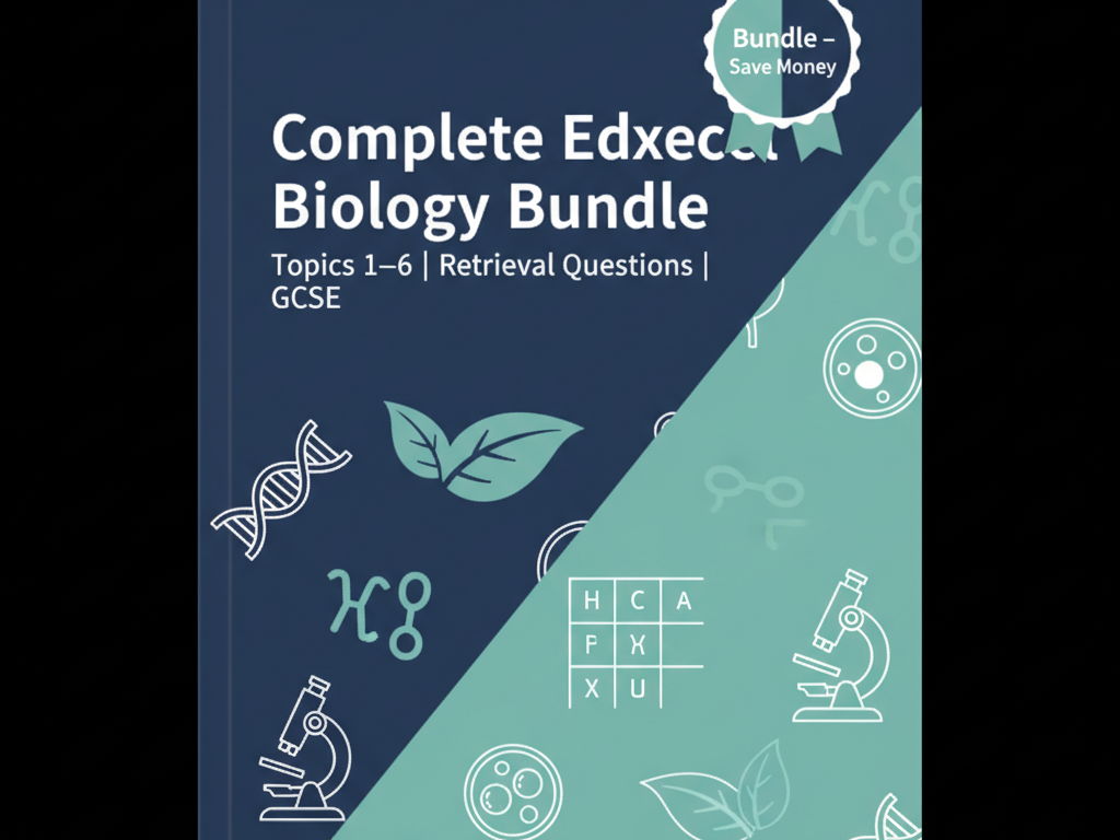 GCSE Edexcel Biology Complete Topic Recall Sheet Bundle