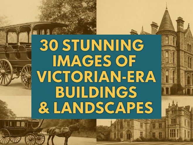30 Stunning Images of Victorian-Era Buildings & Landscapes