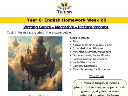 20. Year 6 - Creative Writing & Spelling