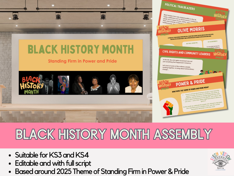 Black History Month 2025 Assembly – Standing Firm in Power and Pride
