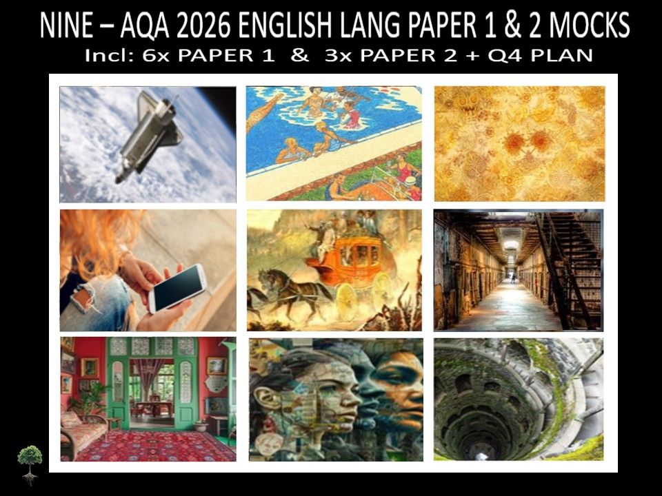NINE - AQA PAPER 1 & 2 | 2026 FULL MOCKS | Q4 PLAN