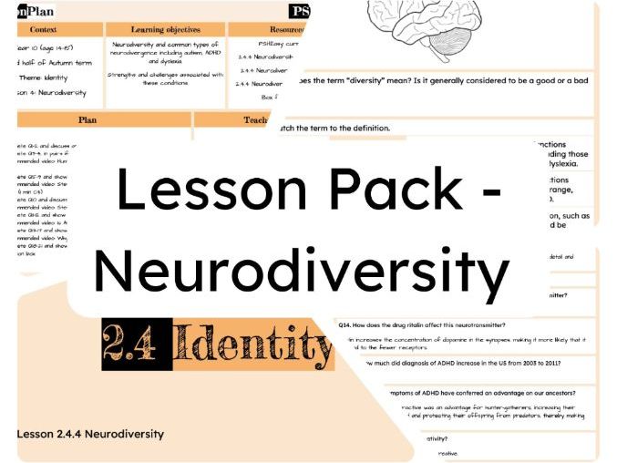 2.4.4 Neurodiversity Lesson Pack