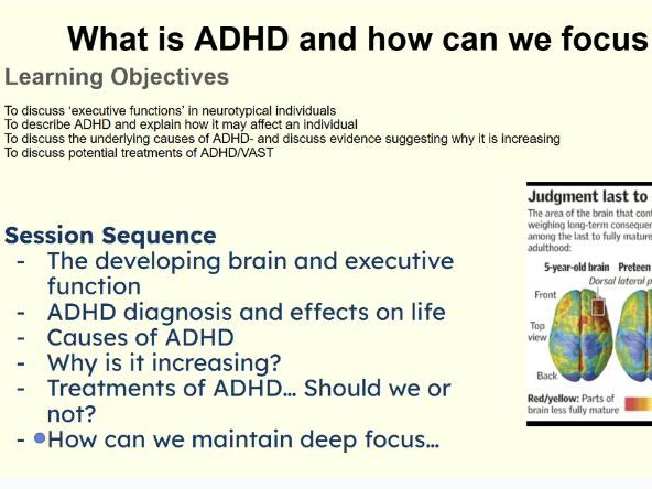 ADHD - CPD/PSHE
