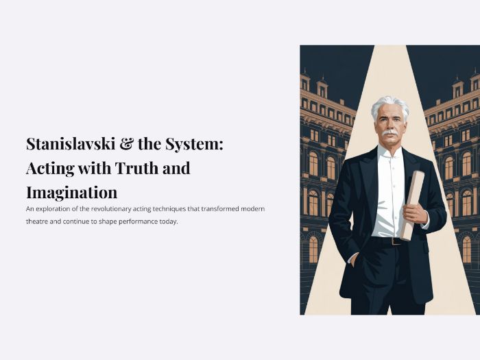 Stanislavski's System: Senior Drama Lesson