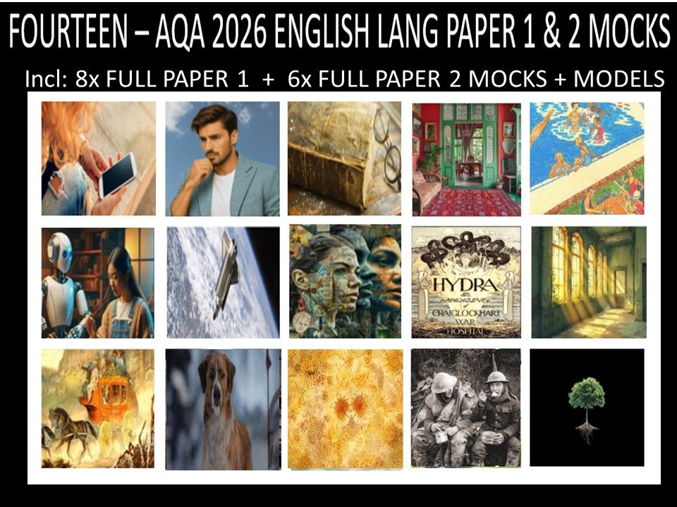 FOURTEEN - AQA PAPER 1 & 2 | 2026 FULL MOCKS | MODELS