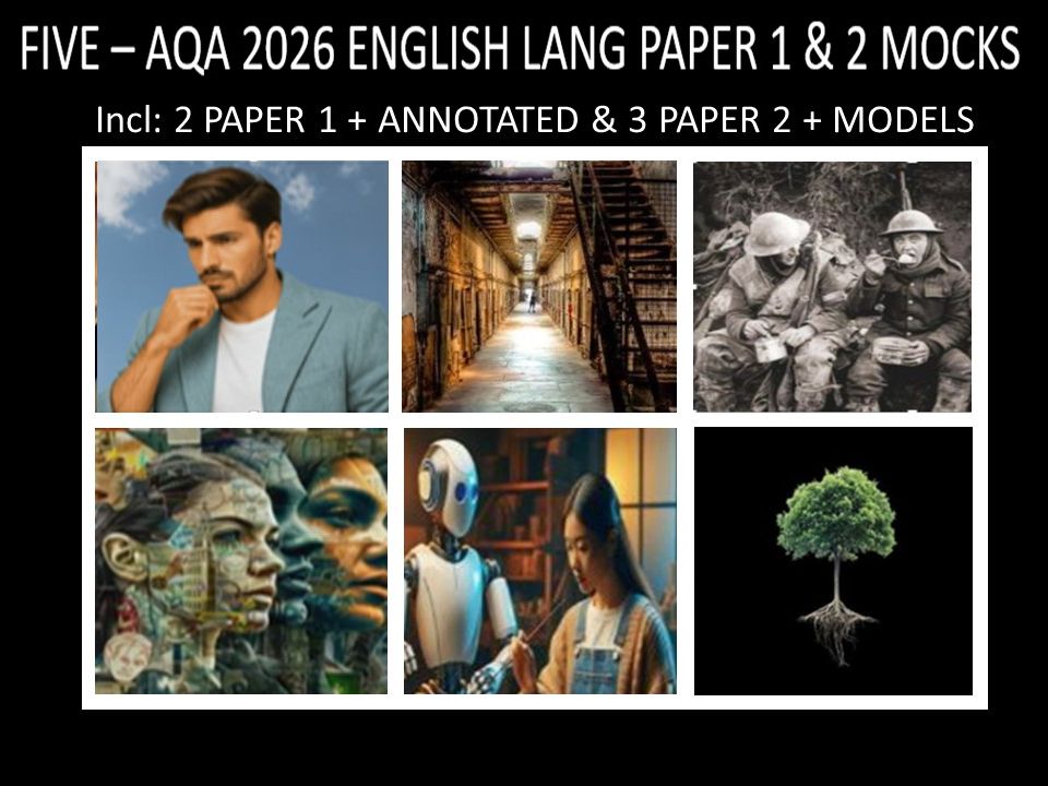 FIVE - AQA PAPER 1 & 2 | 2026 FULL MOCKS | ANNOTATED | MODELS