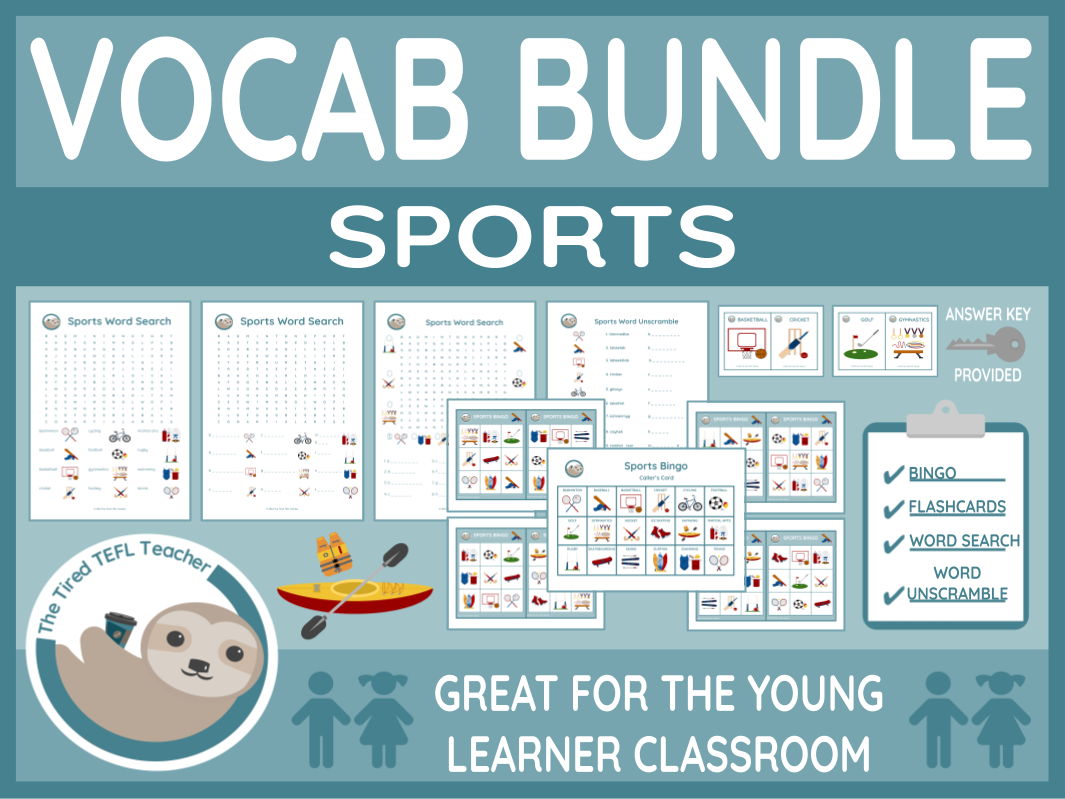 ESL Sports Vocabulary Bundle