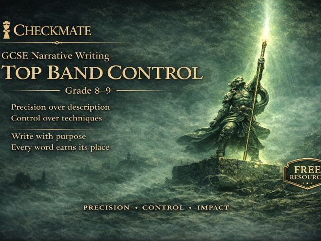 GCSE Narrative Writing - Top Tips Checkmate