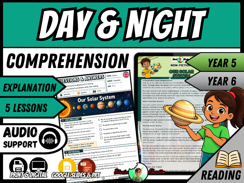 Our Solar System | Reading Comprehension | Year 5/6
