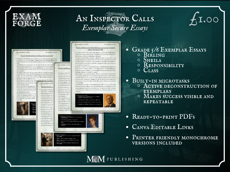 An Inspector Calls – Secure Example Essays