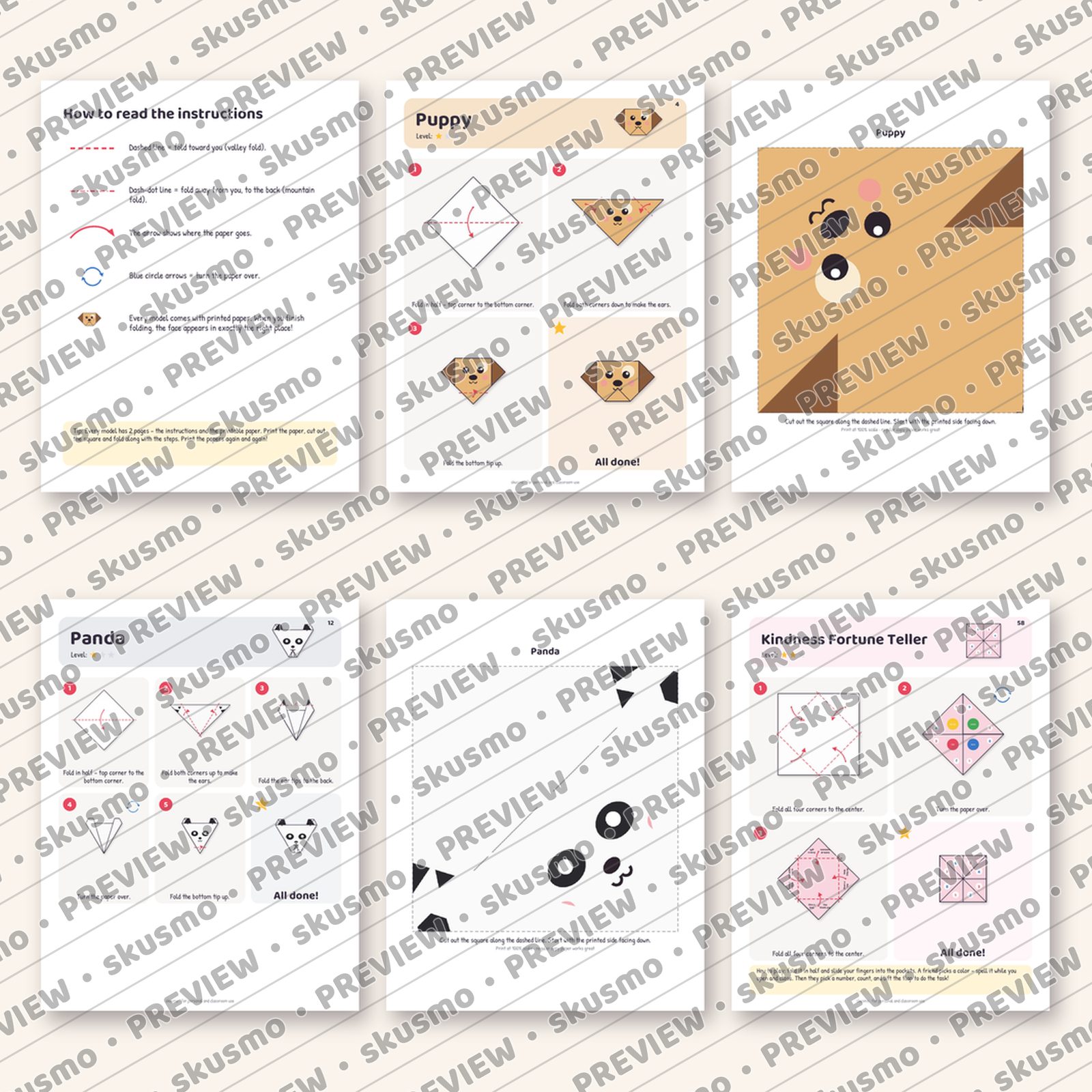 Origami for Kids: 30 Easy Models with Printable Paper | Teaching Resources