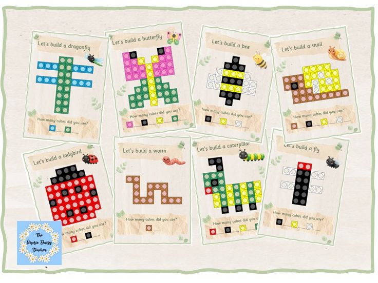 Minibeast Multilink Cube Challenge (Natural Theme)