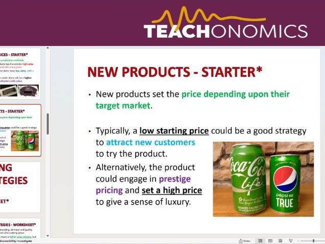 2. Price: Marketing Mix - Topic 2.2 - Edexcel GCSE Business - Theme 2