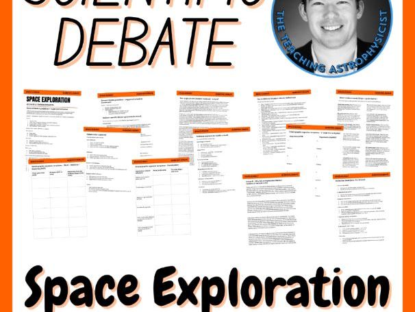 Space Exploration Scientific Debate Set | Astro Science Middle / High School
