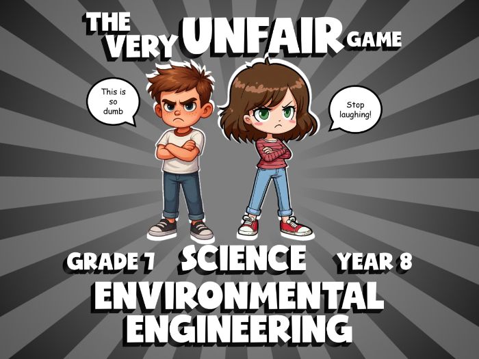 Environmental Engineering VERY UNFAIR GAME | No-Prep Year 8 Science Review Activity