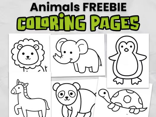 FREE Animal Colouring Pages | Printable Animal Activity | EYFS & KS1 Colouring Sheets