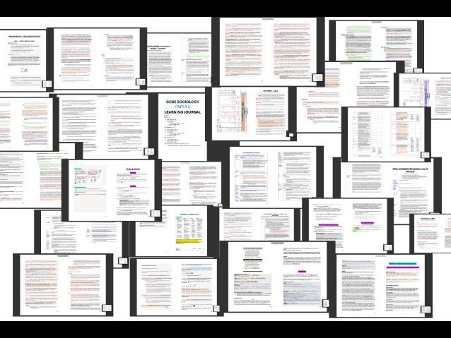 AQA GCSE Sociology Revision & Exam Technique Booklet - Paper 2