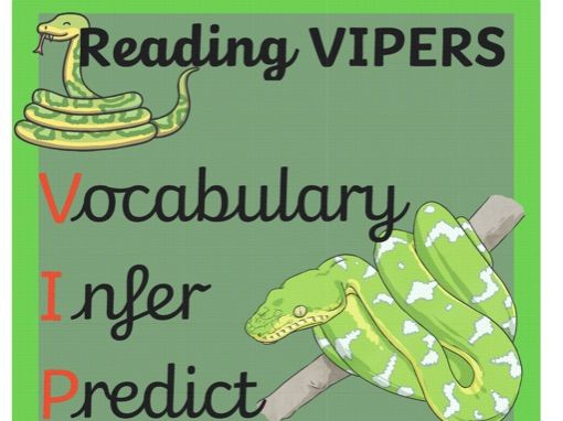 KS1 And KS2 Reading Vipers Poster Teaching Resources