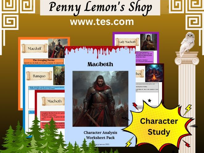 Macbeth Character Study Pack