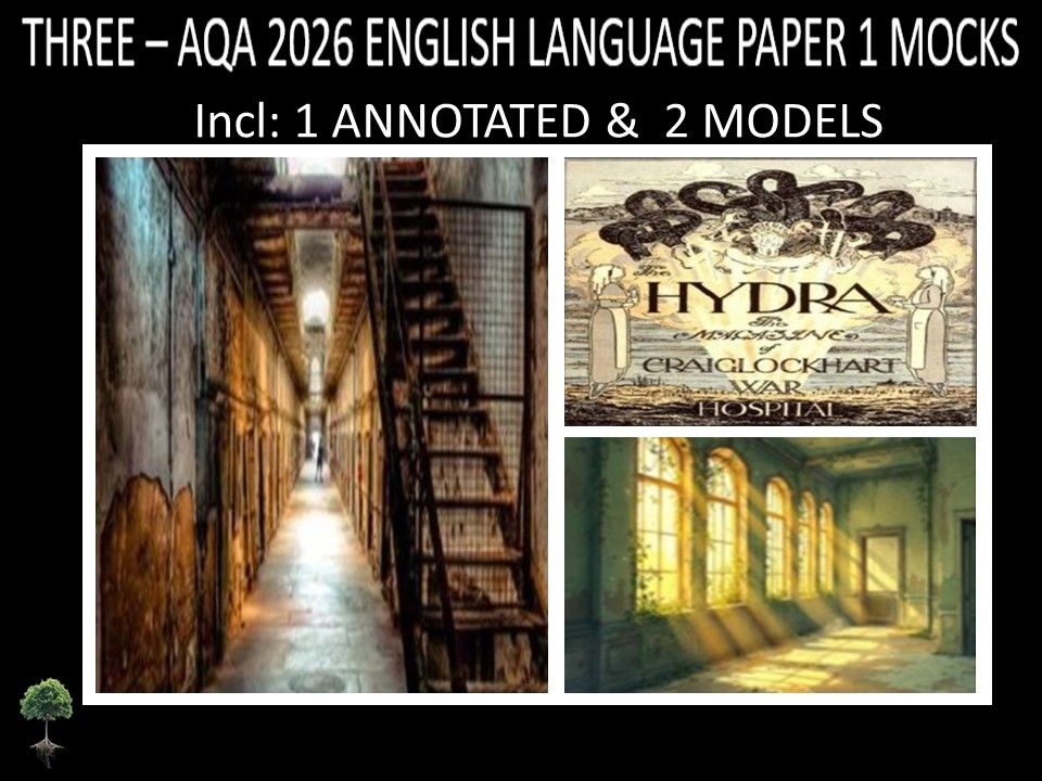 THREE - AQA PAPER 1 | 2026 FULL MOCKS | ANNOTATED | MODELS