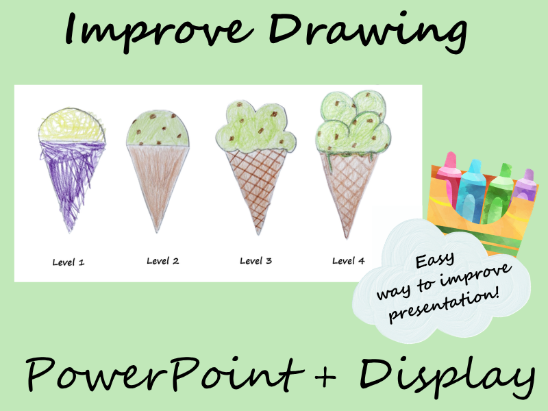 Improve Students' Drawing and Colouring (PowerPoint + Poster)