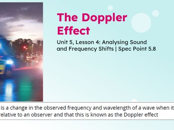 IGCSE Physics: The Doppler Effect | Edexcel Modular | Unit 5 | L4