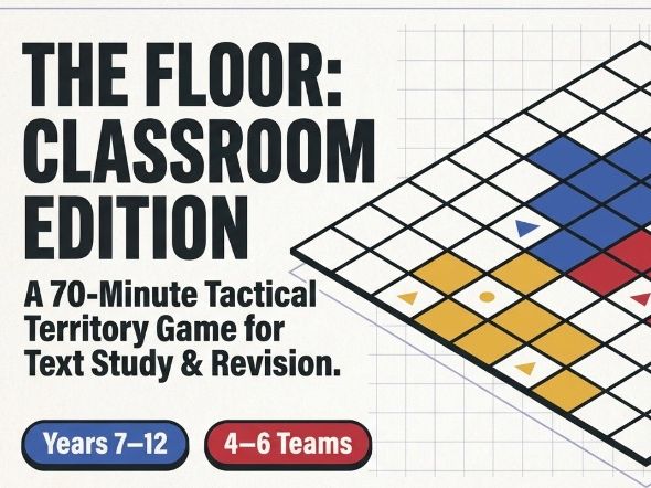 The Floor Classroom Edition | Territory Strategy Revision Game | Any Text | ELA
