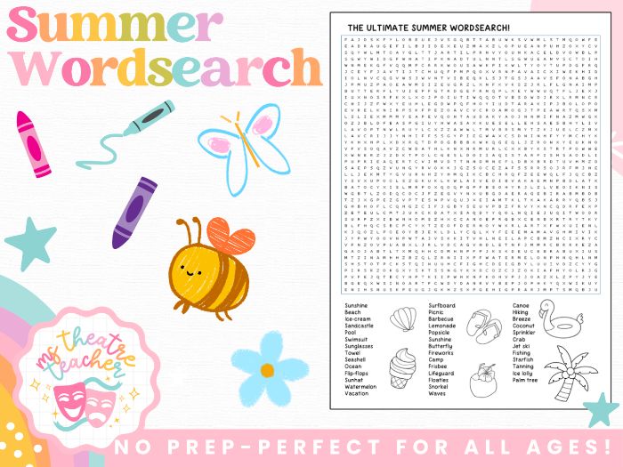 FREEBIE Ultimate Summer Wordsearch