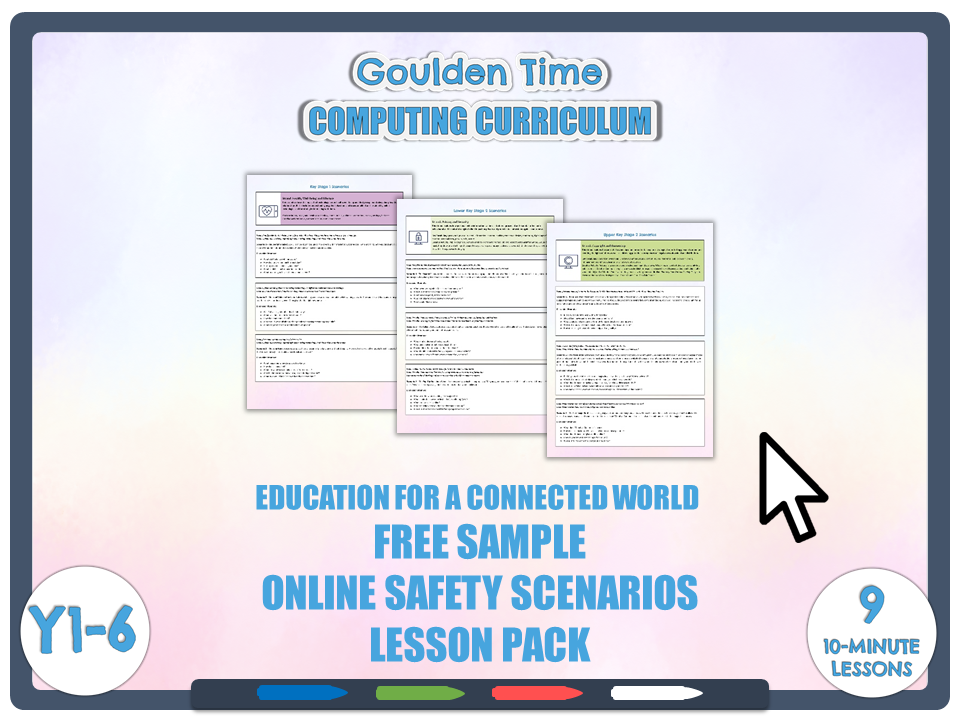 FREE Sample – Online Safety Scenarios for KS1, LKS2 & UKS2 (Education for a Connected World)