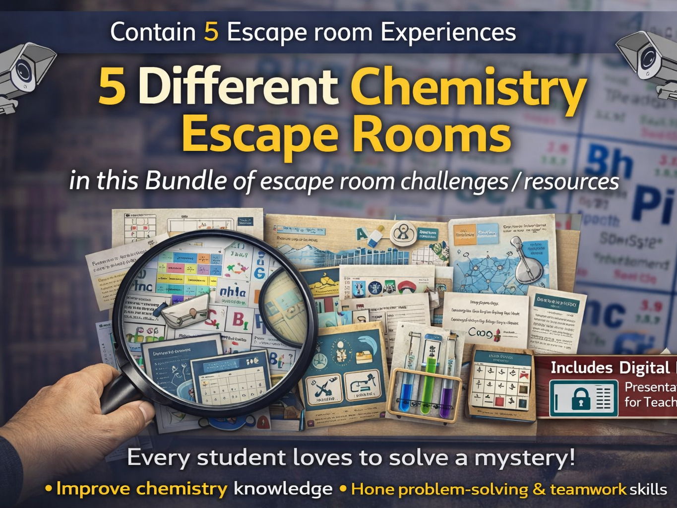 Chemistry Revision Escape rooms