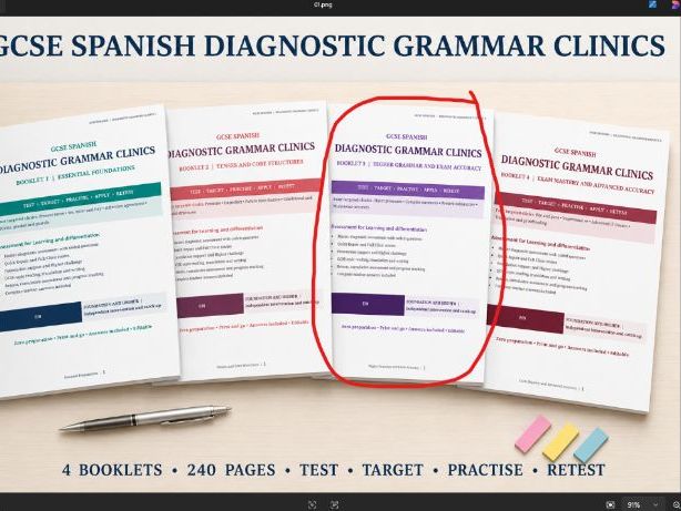 GCSE Spanish Diagnostic Grammar Clinics 3 | Higher Grammar and Exam Accuracy