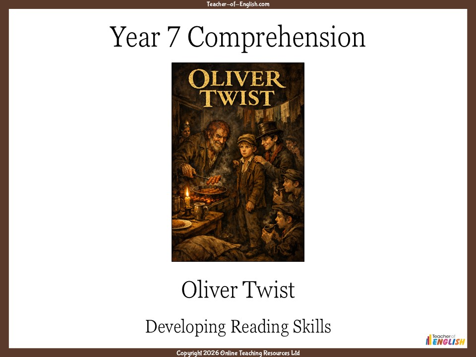 Year 7 Comprehension - Oliver Twist