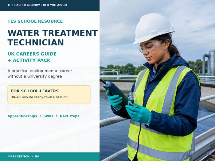 Water Treatment Technician UK Careers Pack