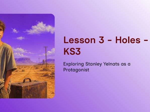 Holes -  Lesson 3: Introducing Stanley Yelnats