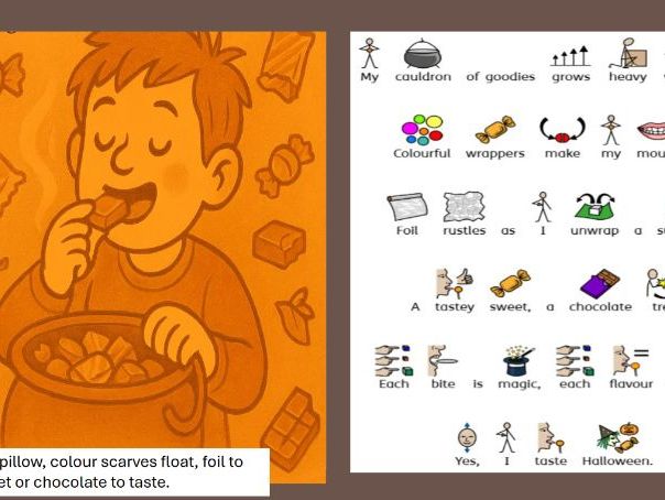 Halloween sensory story