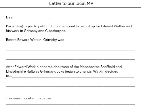 KS2 The Astonishing Legacy of Edward Watkin