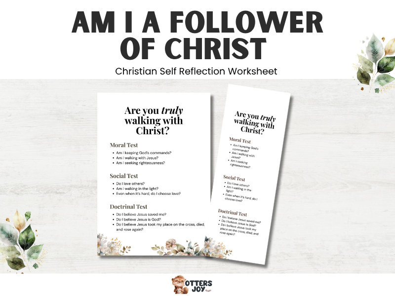 Am I a Follower of Christ Printable