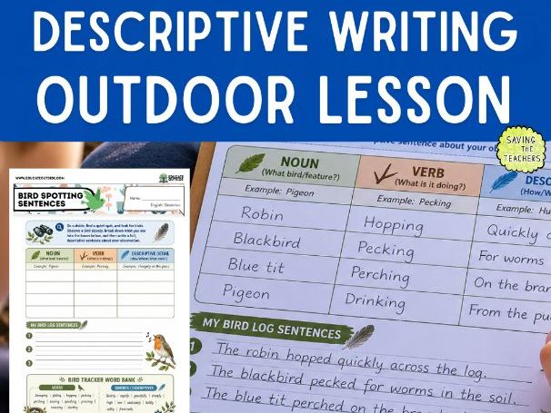 Outdoor Descriptive Writing & Grammar: Bird Spotting (KS2)