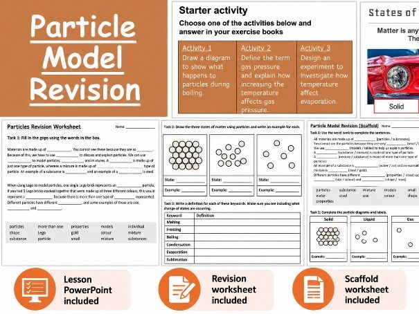 KS3 Particle Model Revision lesson