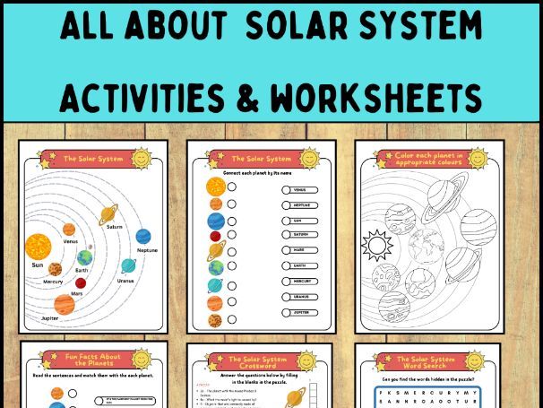 All about Solar System : STEM Activities & worksheets | Teaching Resources