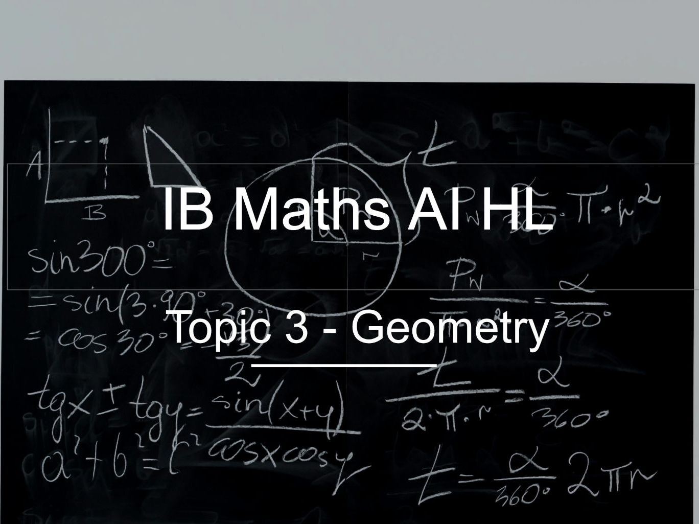 IB Math AI Unit 3 Slidedeck Bundle - All Sections Included!