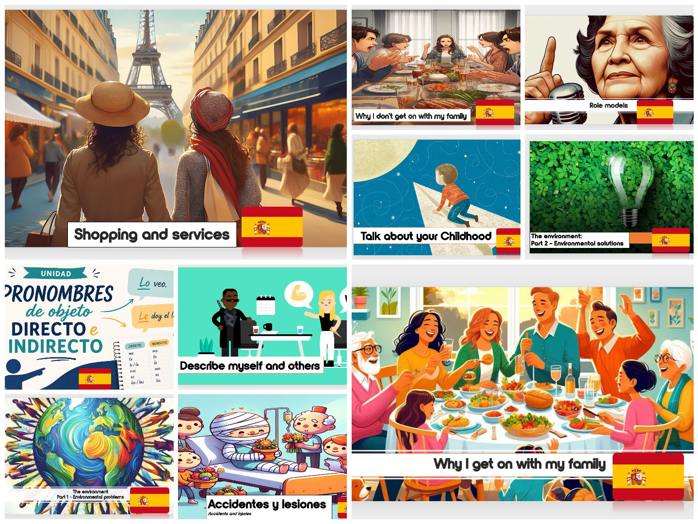 YEAR 10 SPANISH EPI BUNDLE / GCSE SPANISH BUNDLE 2