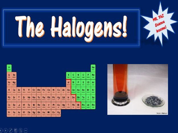 Periodic Table Group 7 Halogens Lesson