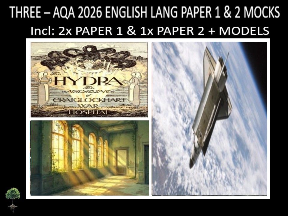 THREE - AQA PAPER 1 & 2 | 2026 FULL MOCKS | MODELS